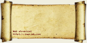 Anđela Ješić vizit kartica